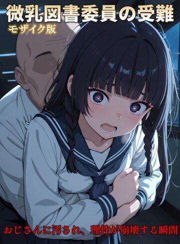 【CG】微乳図書委員の受難 おじさんに汚され、理性が崩壊する瞬間 モザイク版❤フルカラー【万工房】評価